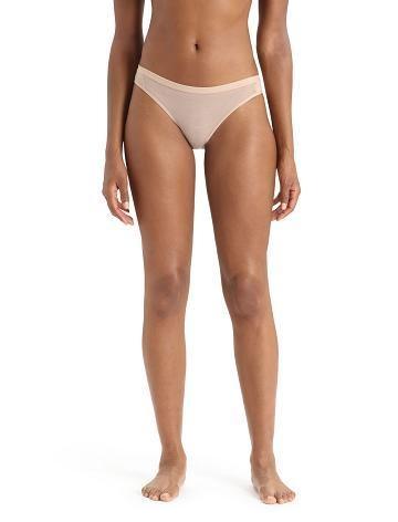 Praline Icebreaker Merino Siren Bikini Briefs Women's One Piece & Sets | AU 1737XYUF